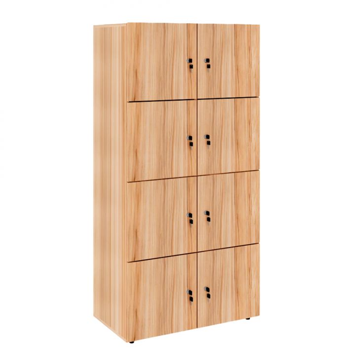 Armário Locker Duplo Module 8 PT Calvi