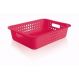Caixa Organizadora Rosa Multi-uso Baixa 41 X 31 X 10