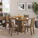 Imagem do Conjunto de Mesa com 4 Cadeiras Lexy Rustic e Floral Hibiscos Conjunto de Mesa com 4 Cadeiras Lexy Rustic e Floral Hibiscos
