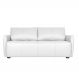 Sofá Decorativo Sala de Estar Lily 3 Lugares 200cm Couro Branco G34 - Gran Belo