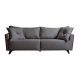 Image of Sofá 2 Lugares Gales Veludo Cinza 190 cm SO964UP14RUFMOB