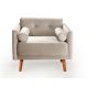 Poltrona Luma - Suede Bege