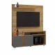Estante Home Para Tv Até 65 Polegadas 2 Portas 2 Nichos 1 Prateleira Love Candian Jcm Noronha/Grafite