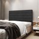 Cabeceira Atlas 195 para Cama King Z-008 Sued Cinza Aradecor