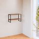 Prateleira Shelf Ameixa e Preta 40 cm