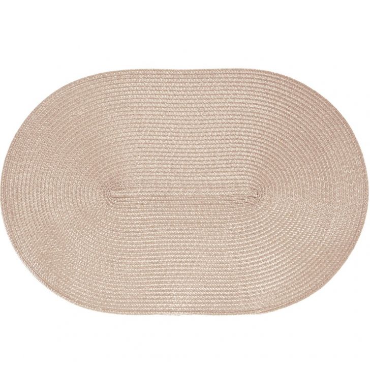 Lugar Americano Requinte Oval 30x45cm Palha