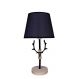 Abajur Luminária Preta De Mesa 43cm Bivolt 110/220v