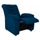 Poltrona Reclinável MX-61 Ônix Suede Azul