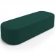 Puff Decorativo Orgânico Para Living Quarto 160cm Doha W01 Bouclê Verde - Lyam Decor