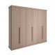 Image of Guarda-Roupa Casal Capri 6 Portas 6 Gavetas Freijó e Titânio MO895CL04ZFNMOB