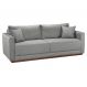 Image of Sofá 2 Lugares Celine Poliéster Cinza 185 cm MO173UP04OGLMOB