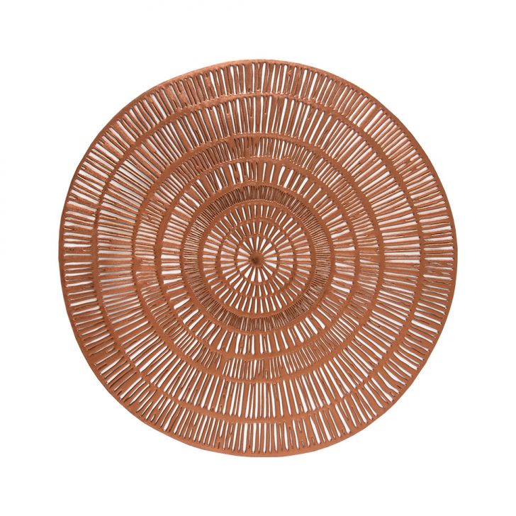 Jogo Americano Redondo Concept Ethan Cobre