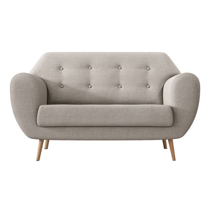 Sofá 2 Lugares Beegees Linho Cru