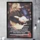 Quadro Decorativo Frase de Música Outras Frequências-24x34Cm