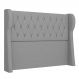 Cabeceira Casal Queen Cama Box 160cm Malva Z04 Linho Cinza - Mpozenato