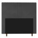 Cabeceira Cama Box Casal Queen Size Lisboa 160cm Veludo Cinza - Desk Design