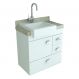 Imagem do Gabinete Com Pia Para Banheiro Travertino Branco Gabinete Com Pia Para Banheiro Travertino Branco