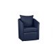 Poltrona Decorativa Manuela Boucle Azul Marinho - Montanaris Decor