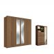 Conjunto Quarto Com Espelho Anhanguera Jatoba