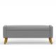 Recamier Bau Paris 1,20m Linho Cinza - Inova Decor