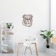 Quadro Escultura Cachorro Bulldog Ingles 120x102 Marrom