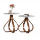 Conjunto 2 Mesas de Canto Alice Off White