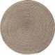 Kit 12 Americano Requinte Liso para Mesa Redondo 38cm Taupe