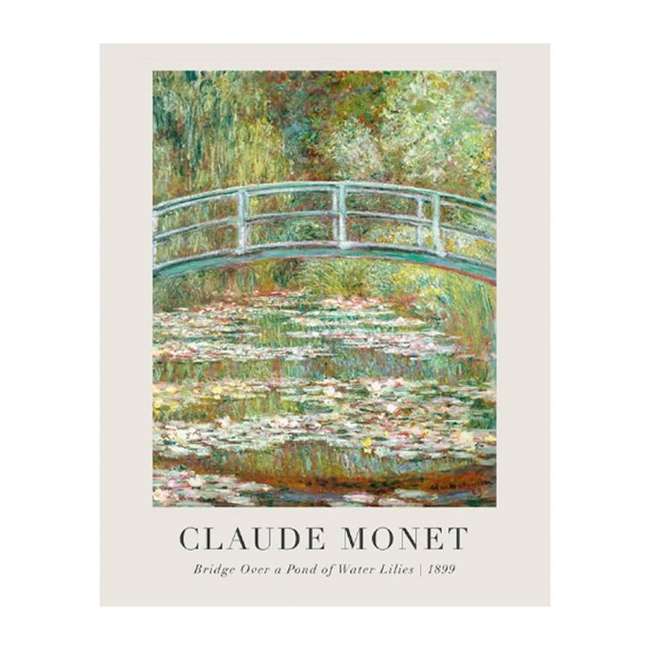 Pôster Decorativo Grandes Artistas Monet Bridge 40x50 cm