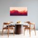 Quadro Horizonte Red Mountain 86x43 Filete Branco