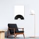 Quadro Disco de Vinil 43x30 Caixa Branco