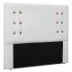 Cabeceira Queen 1,60m Genova Corano Branco - Pallazio