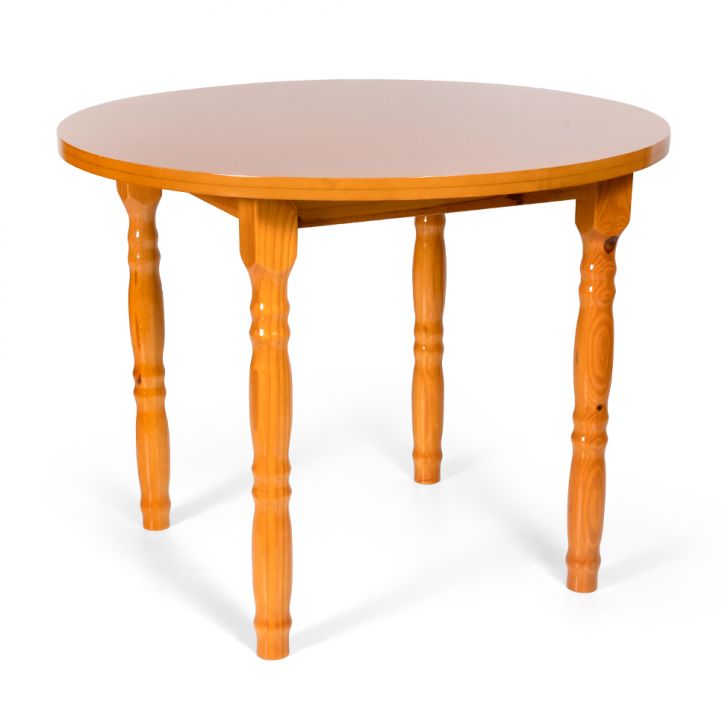 Mesa de Jantar Redonda Dalas Mel 99 cm