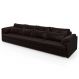 Sofá Retrátil 4 Lugares Para Sala 379cm Dijon Couro Bordô S07 - Mpozenato