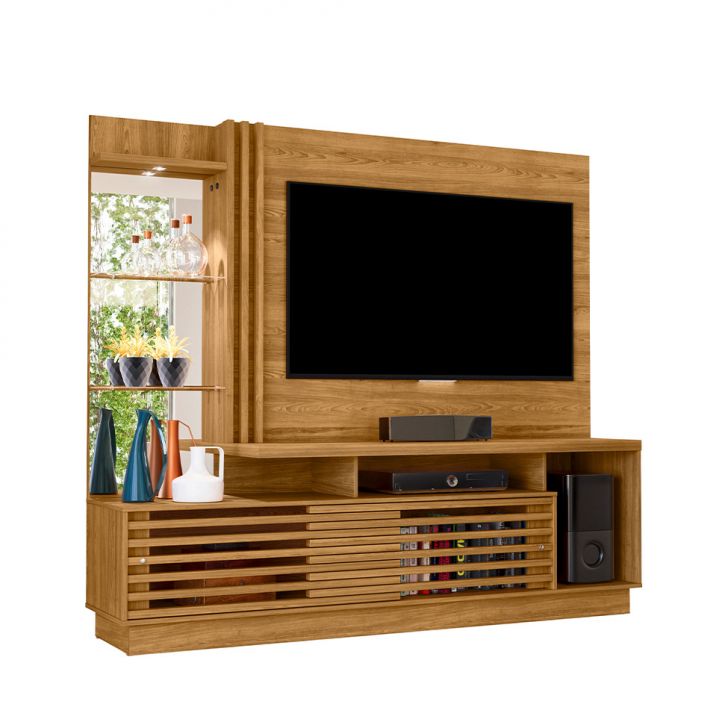 Estante para Home Theater e TV até 60 Polegadas Frizz Cumaru