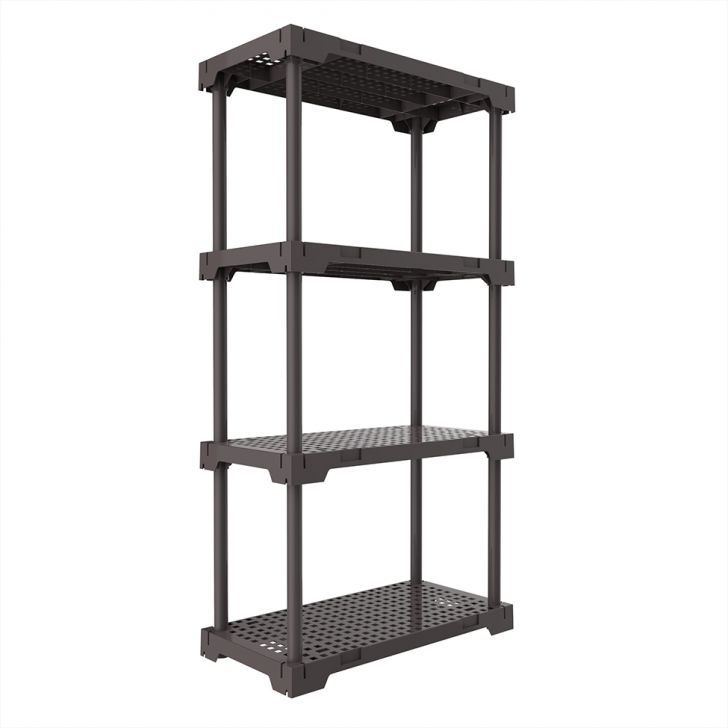 Estante Poly Cinza Mushroom (127x70 Cm)