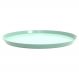 Kit 48 Bandejas Redondas Salgados Doces 28cm Verde Menta Servir Bar Restaurante Bubble Crippa