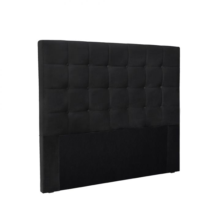 Cabeceira King Verona Veludo Preta