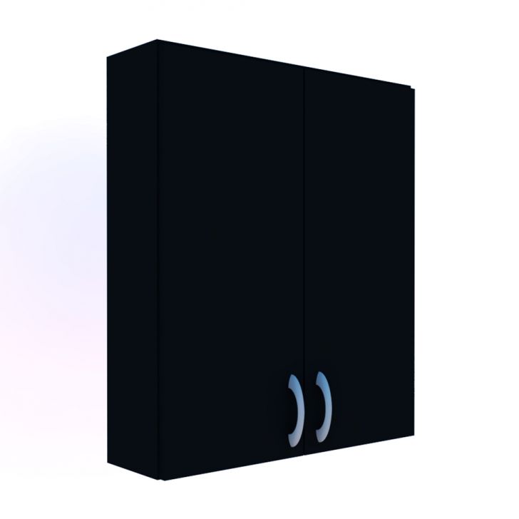 Armário de Banheiro Arya 2 PT Preto