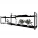 Rack industrial home parede hack bancada rack rak preto