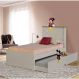 Cama Bibox Solt. Barcelona Off White E Nature C/ Auxiliar Tebarrot