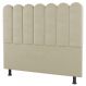 Cabeceira Cama Box Casal Queen Size Lana 160cm Sintético Bege - Desk Design