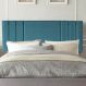 Painel Estofada Grécia 90CM Solteiro Suede Azul Turquesa - D A DECOR