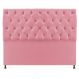 Cabeceira Sofia 140 cm Casal Suede Rosa Bebê - Amarena Móveis