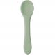 Colher de Silicone para Bebê Buba Verde Introdução Alimentar