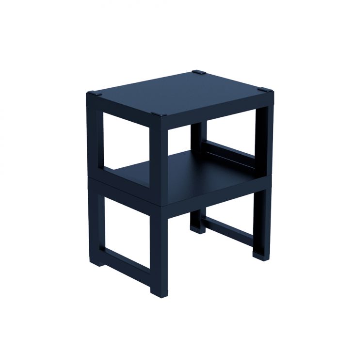 Estante Demi Quadra com 2 Prateleiras Navy