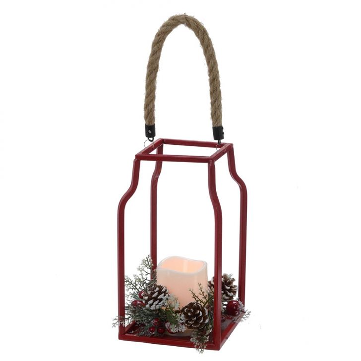 Lanterna Natalina com Luz VIII Colorida