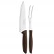 Jogo Faca Churrasco 7' e Garfo Trinchante Tramontina Plenus