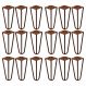 Kit 18 Pés de Metal 15 CM Hairpin Legs Mesas de Centro Puffs Bronze G41