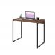Mesa Para Escritório e Home Office Industrial Aspen 90 cm C01 Nogal - Lyam Decor
