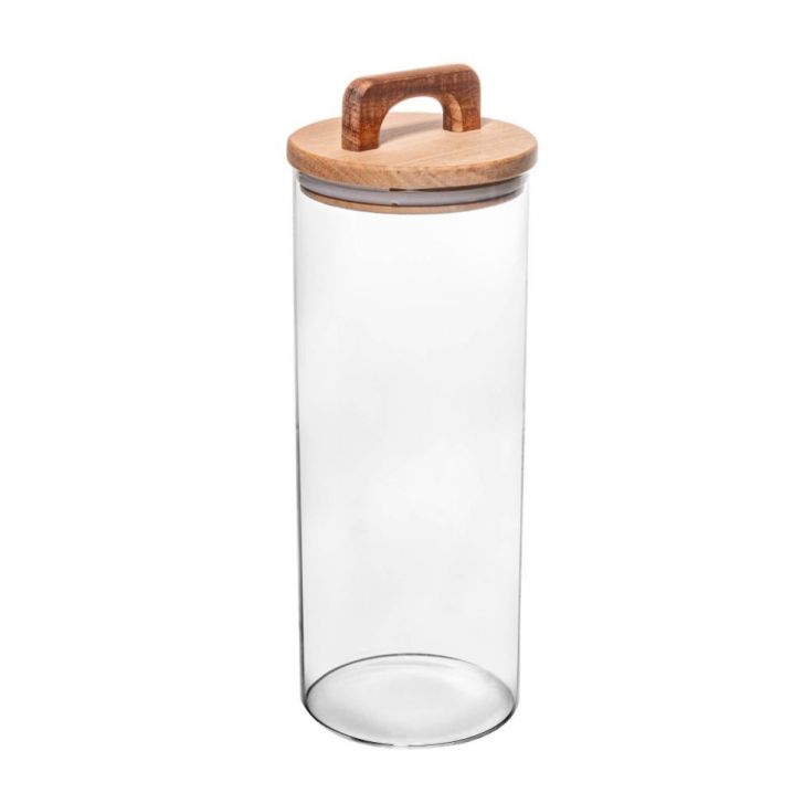 Pote para Mantimentos Acácia Transparente 1,7 L